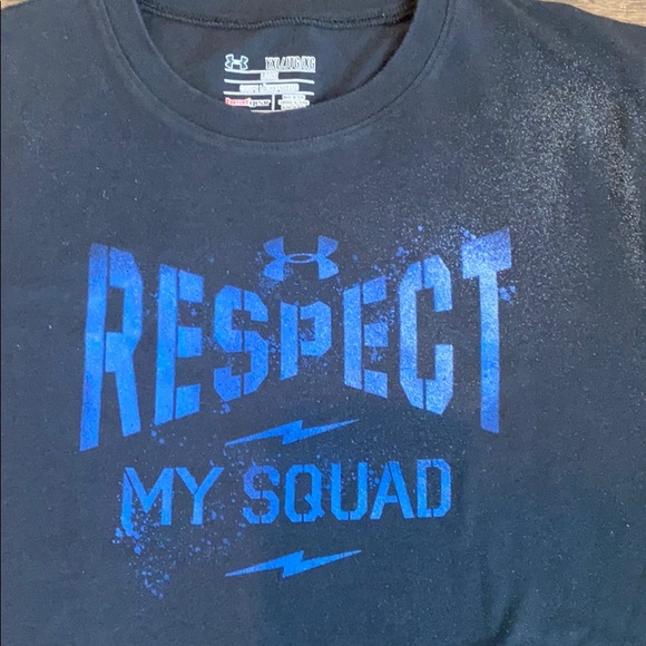 Under Armour Youth XL “Respect My Squad” T-Shirt - Picture 2 of 3